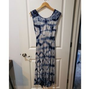 ANTHRO - The Odells Tie Die Skyscape Maxi Dress
